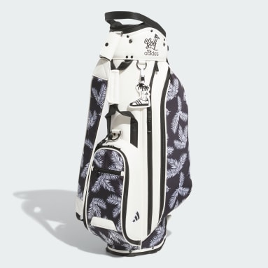 Men Golf White Graphic Stand Golf Bag