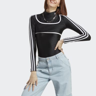 Women originals Black 긴팔 바디수트