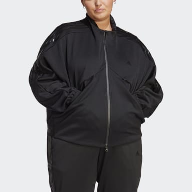 Ženy Sportswear čierna Tepláková bunda Tiro Suit-Up Advanced (plus size)