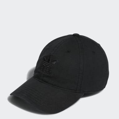 Men's Originals Black Relaxed Strap-Back Hat