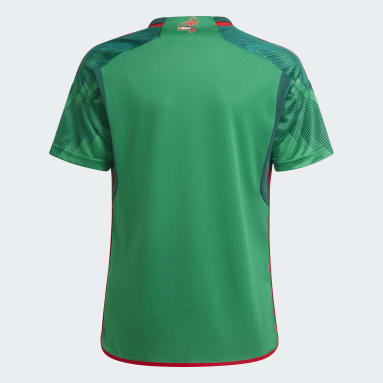 Camiseta Local México 22 Verde Niño Fútbol