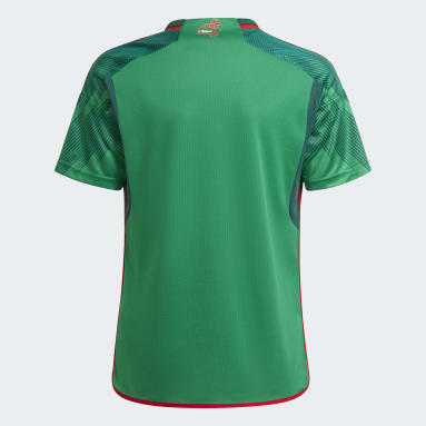 Youth Soccer Green Mexico 22 Home Jersey