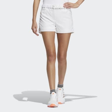 Women Golf White 히트레디 3 인치 쇼츠