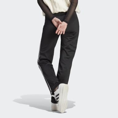 Adidas Track Pants Womens Medium 8 10 Black Soccer Pockets Zip Ankle  Sweatpants