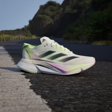 Adidas adizero boston white clearance