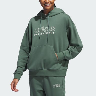 adidas Basketball Select Short Sleeve Hoodie - Green | Men's Basketball |  adidas US