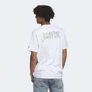 T-shirt graphique Boston Marathon® 2023 Map blanc Hommes Sportswear