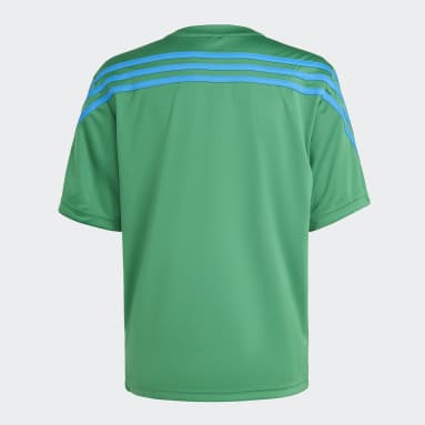 Camiseta adidas x Classic LEGO® AEROREADY 3 Rayas Verde Niño Sportswear