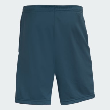 Shorts adidas Knit Logo Turquesa Homem Training