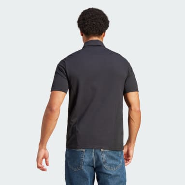 Polo dos All Blacks Preto Homem Rugby