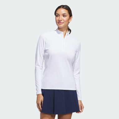 Ultimate365 Solid Quarter-Zip Mock Polo Shirt