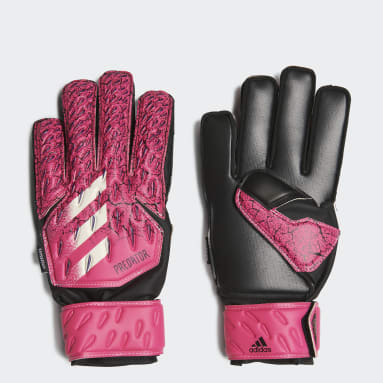 розовый Вратарские перчатки Predator Match Fingersave