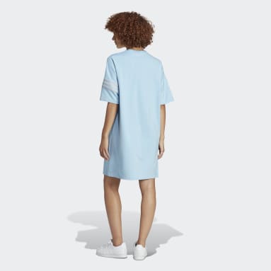 Women Originals Blue Adicolor Neuclassics Tee Dress