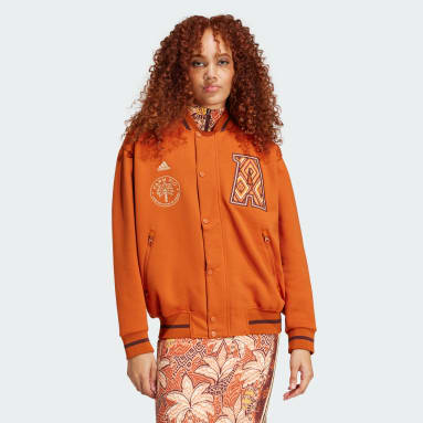 Jaqueta Collegiate adidas x FARM Rio