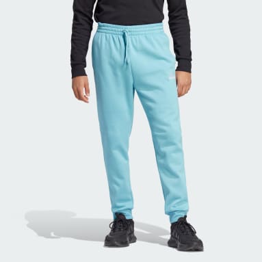 Men Sportswear Blue Essentials Fleece Regular Tapered Pants
