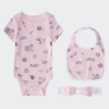 Ensemble Bodysuit Box Rose Bambins & Bebes 0-4 Years Entraînement