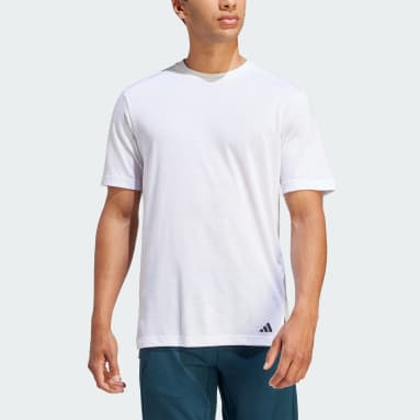 adidas Techfit Training Tee - White, Men's Training