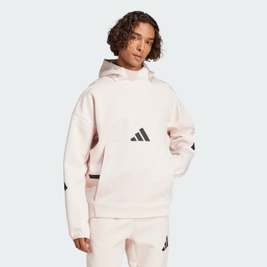 Men s Pink Hoodies Sweatshirts adidas US