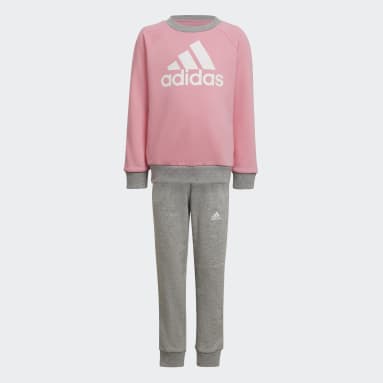 Children 4-8 Years Sportswear Pink Essentials Logo French Terry Jogger Set