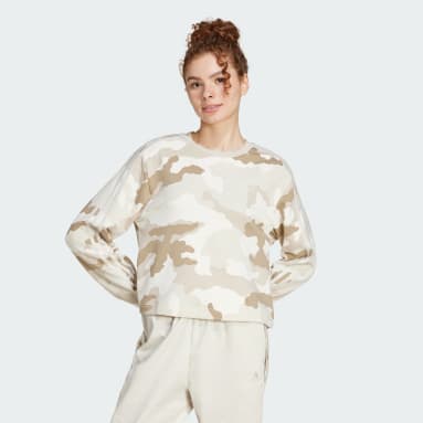 Polera Corta Essentials 3 Tiras Estampado de Camuflaje