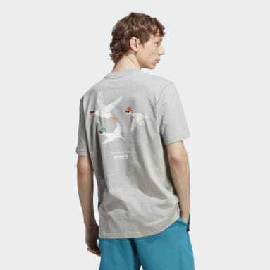 T-shirt adidas Adventure Graphic Duckies Gris Hommes Originals