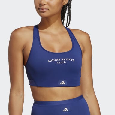 Adidas Blue Sports Bras for Women