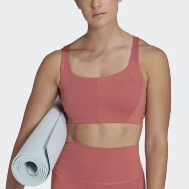 Sujetador CoreFlow Medium-Support Rojo Mujer Yoga