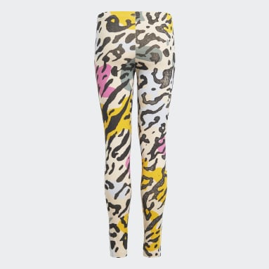 Kinderen Originals beige Animal Print Legging