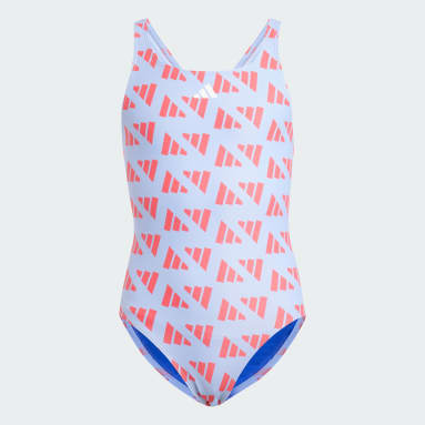 Strój do pływania Logo Graphic V-Back Kids