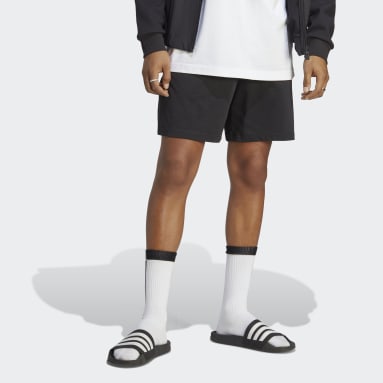 Men Training Black Essentials Logo Shorts