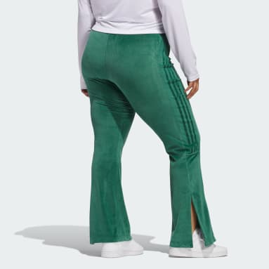 Adidas 3 stripes velvet joggers hot sale