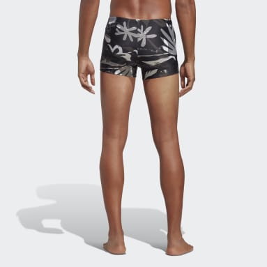 Boxer da nuoto Floral Graphic Nero Uomo Sportswear