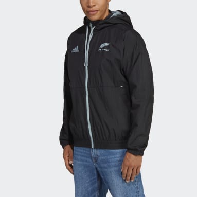Men Rugby Black All Blacks Rugby Supporters Jacket