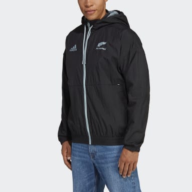 All Blacks Rugby Supporters Jakke Svart