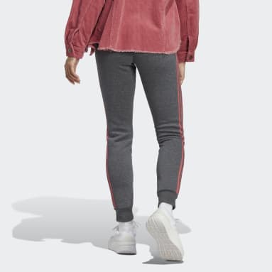 Ženy Sportswear šedá Kalhoty Essentials Fleece 3-Stripes