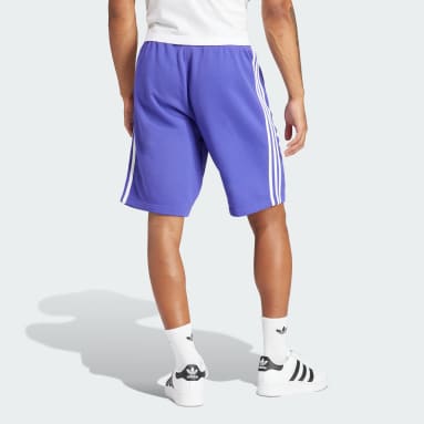 Men's Originals Purple Adicolor 3-Stripes Shorts