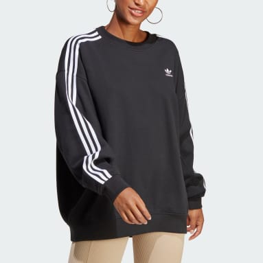 Γυναίκες Originals Μαύρο Adicolor Classics Oversized Sweatshirt