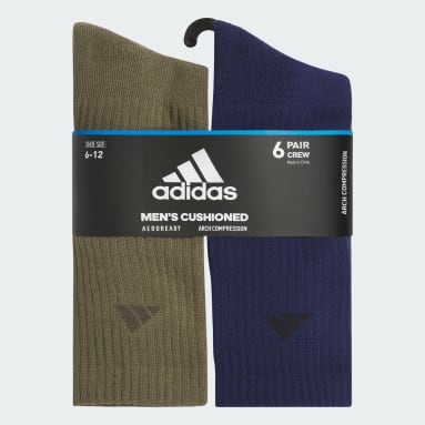 Athletic Cushioned 6-Pack Crew Socks