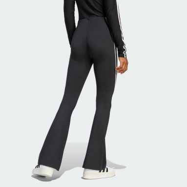 Pantalon Licrado Adilenium Flared Negro Mujer Originals