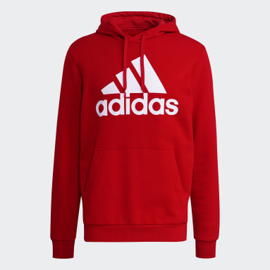 Buzo rojo hombre adidas Chile