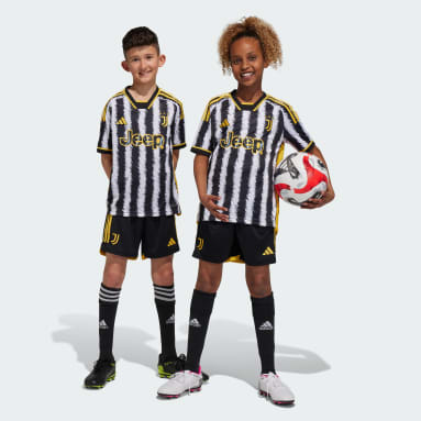 Børn Fodbold Sort Juventus 23/24 Kids hjemmebaneshorts