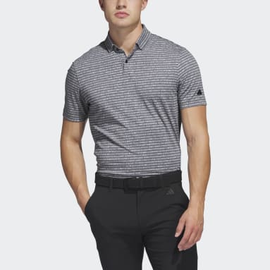 Polo de golf rayé Go-To noir Hommes Golf