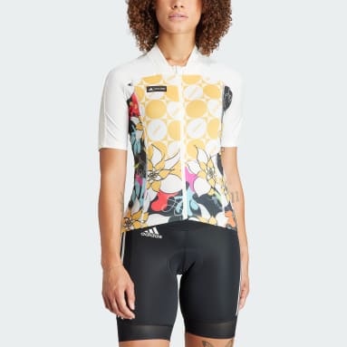 Women's Cycling White Rich Mnisi x The Cycling Short Sleeve Jersey