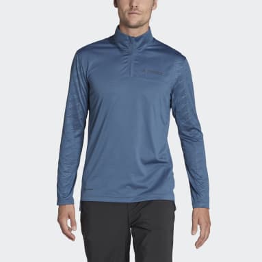 Terrex Multi Half-Zip T-skjorte Blå