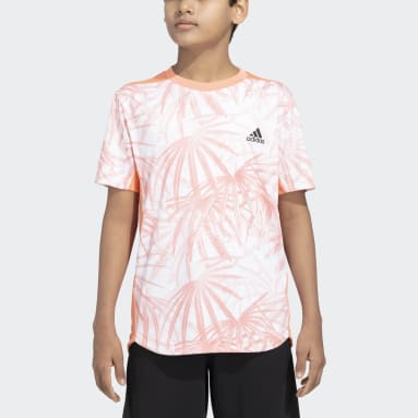 Girls Training Orange B ABST AOP TEE