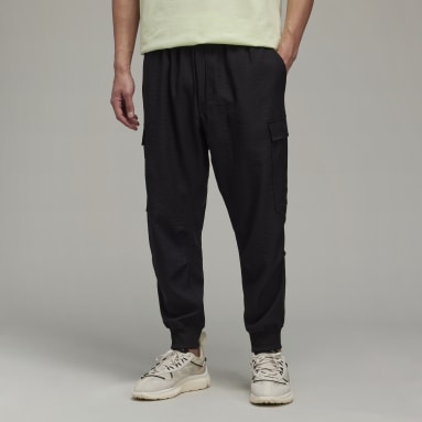 Pants Cargo Y-3 Classic Sport Uniform Cuffed Negro Hombre Y-3