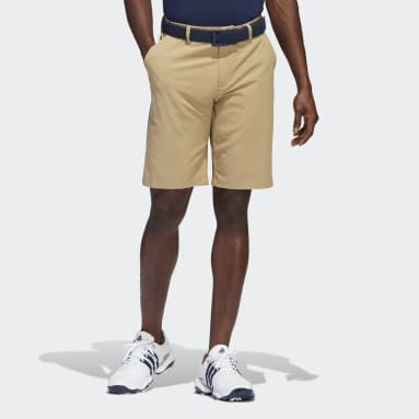 Men Golf Beige Ultimate365 10-Inch Golf Shorts