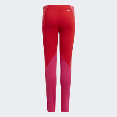 Girls Lifestyle Red Designed 2 Move Seasonal Tights