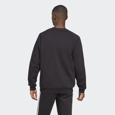 Heren Originals zwart Adicolor Classics 3-Stripes Sweatshirt