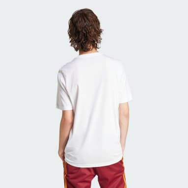 Men Football White AS Roma DNA Graphic Tee